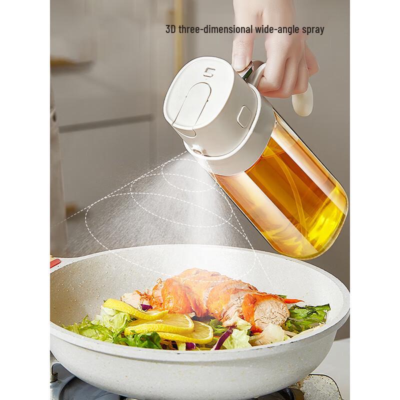 Dual-Use Oil Spray Bottle
