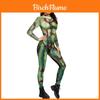 Costume da Infermiera Cosplay di Halloween con Stampa Digitale per Donna Festa di Halloween