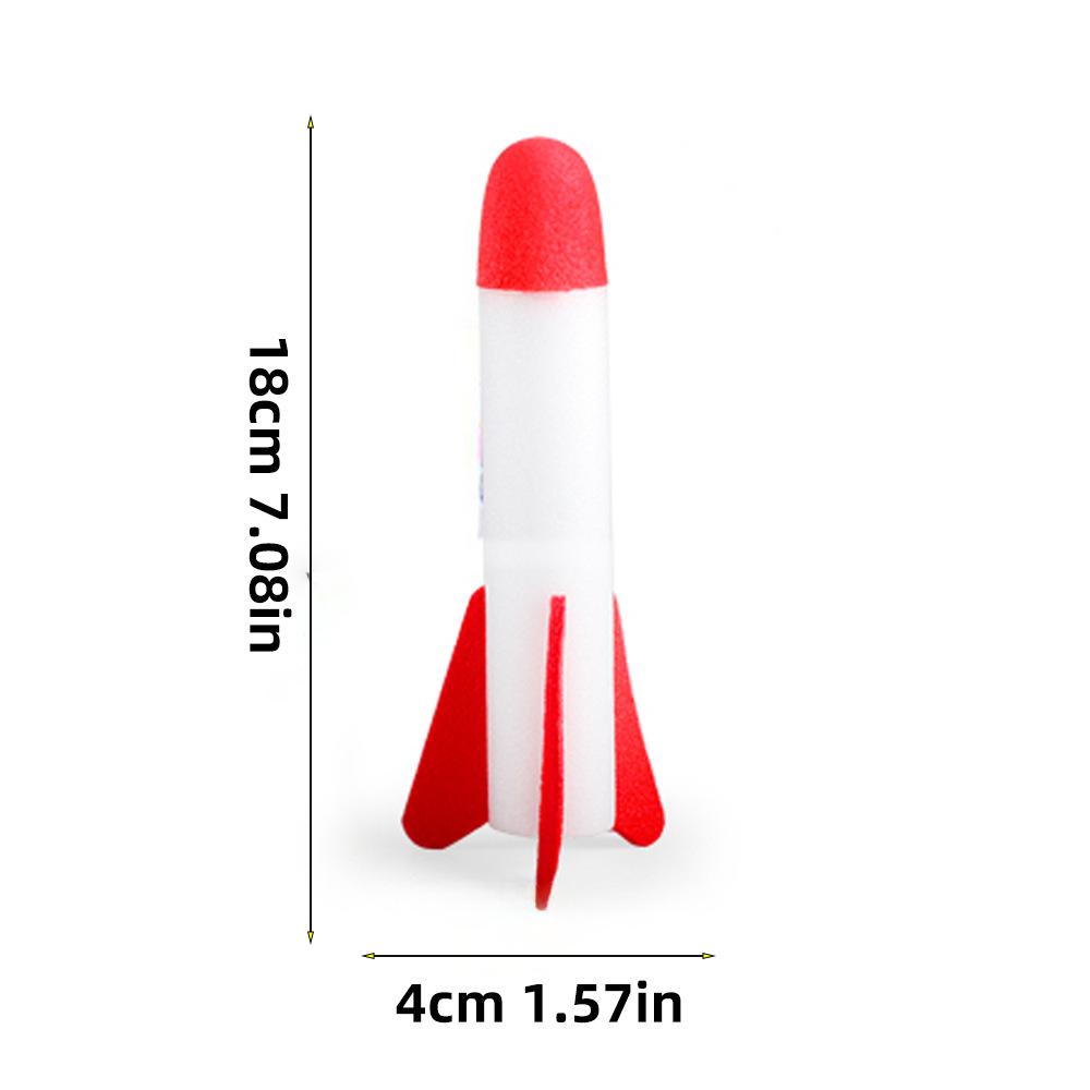 Kids Rocket Launcher Toy Foam Rockets and Sturdy Launcher Stand Outdoor Family Games Fun Outdoor Toy for Kids Birthday Gifts