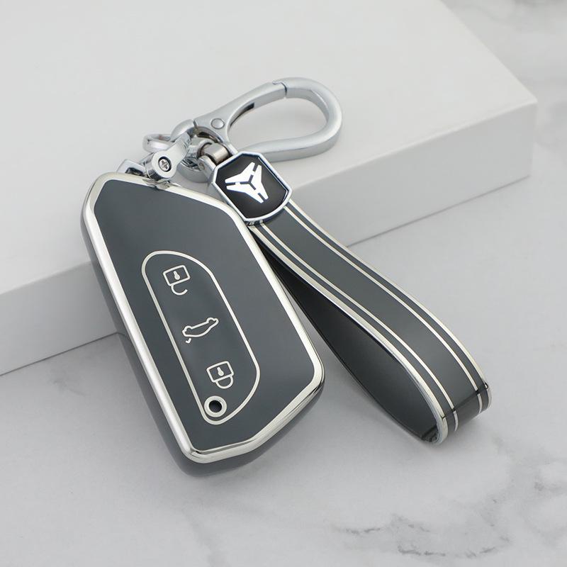 Ultra-Dünne TPU Schlüsselhülle für Volkswagen: Passend für Lamando, Teramont, ID.4 X, Viloran, Lanjing, ID.3/ID.6 X, Golf - Unisex