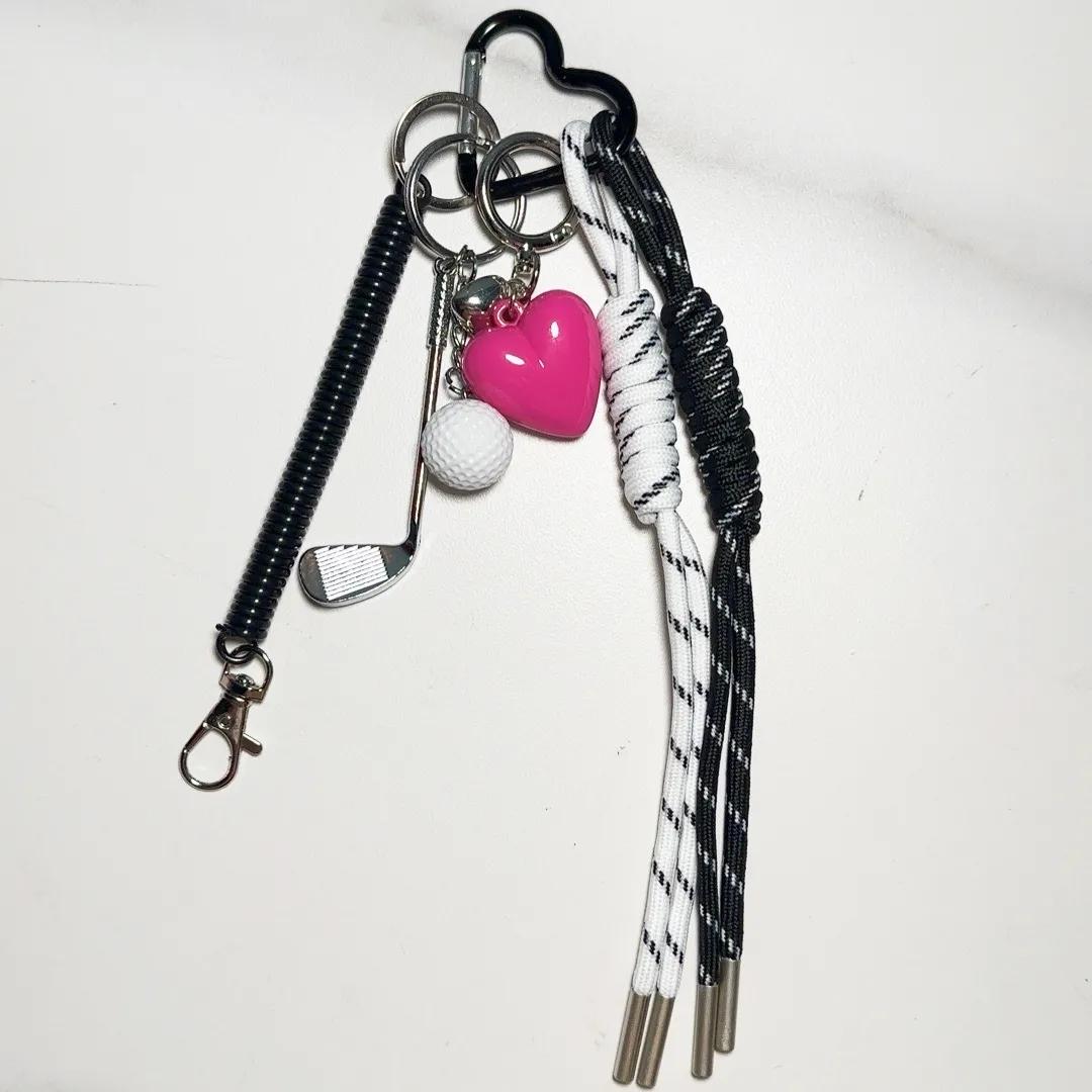 

Yogodlns модный соответствующий цвет альпинистская веревка сумка подвеска мультфильм бадминтон кулон сумка кулон вечеринка подарки golf