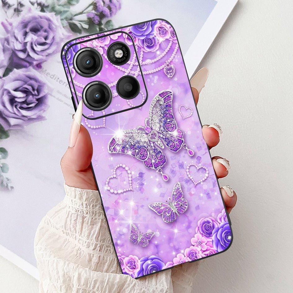 Silicone Case For Motorola Moto G15 G75 2024 Cover Cute Panda Lion Shockproof TPU Phone Cases For MotoG15 MotoG75 G 75 G 15 Etui
