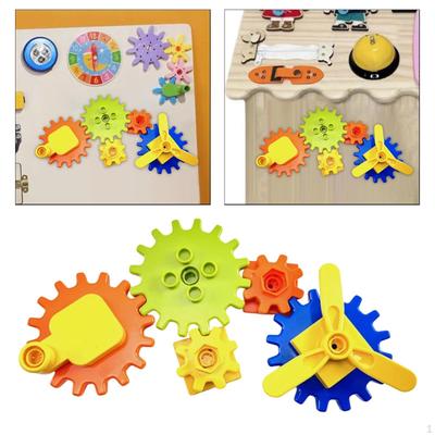 Busy Board Parts Gearwheel Hand On Ability Games Early Educational Fine Motor Skill DIY Toy