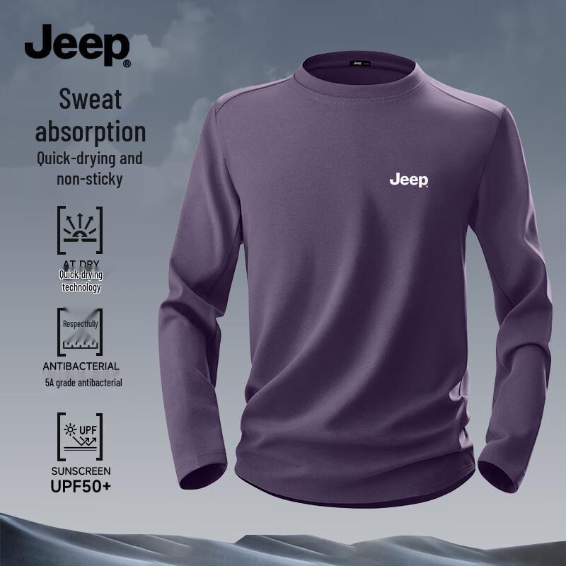 JEEP Men s Quick-Dry Long Sleeve T-Shirt M