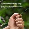 1/2 Pcs Fishing Line Puller Anti-Slip Rubber Ring Portable Line Pull Loop Aluminum Alloy Fishing Tackle Tool Fishing Equipment