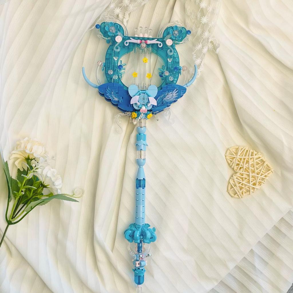 New Moonlight Club Building Block Magic Stick Lace Assembly Model Toy Desktop Decoration Girls Collection Birthday Gifts