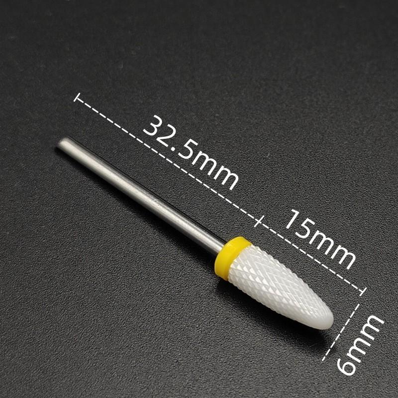 1 Piece Ceramic Nail Art Drill Rotary Cutter Cleaning Device for Nail Art Machine Accessories Removal Nail Gel Tool