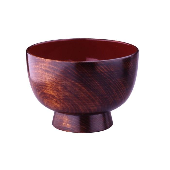 Sakai Sangyo Tochijushi Soup Bowl Lacquer, 1 Piece
