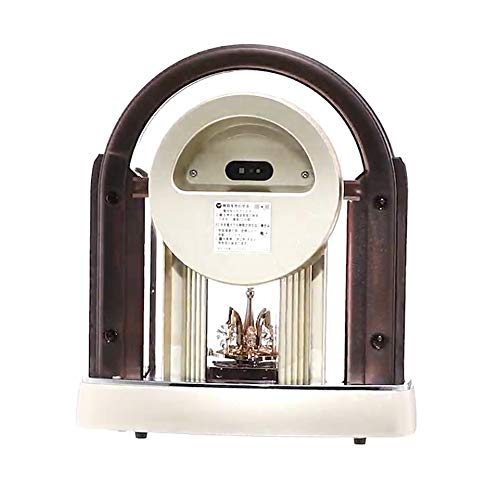 Seiko Clock, Standard Radio-Controlled Clock, Twin-Pair, Dark Brown, Marble Pattern, Glossy Finish, BY238B, SEIKO