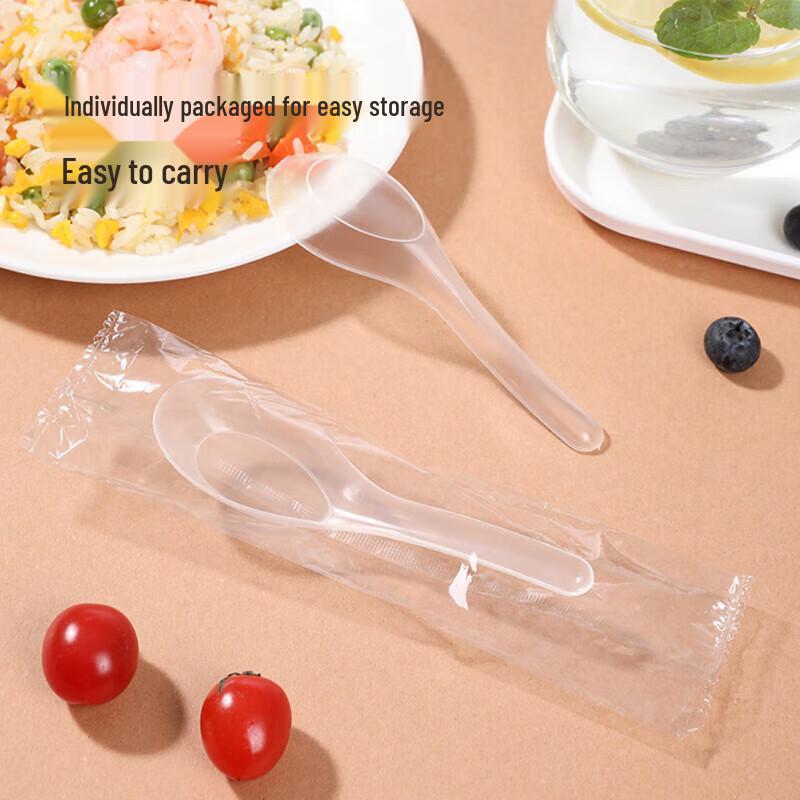 Disposable Plastic Soup Spoons