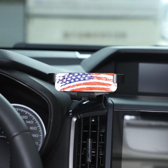 Car Air Vent US Flag Mount Clip Cell Phone Holder for Subaru Forester/XV 18-22