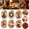 3D Christmas Glass Cup Holiday Coffee Mug for Tea and Hot