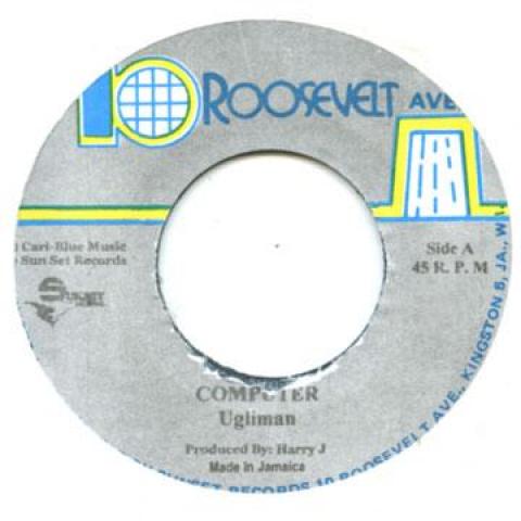 

7inch Record UGLY MAN - Computer 10 Roosevelt Av 1986 Jamaica Reggae, Ska & Dub