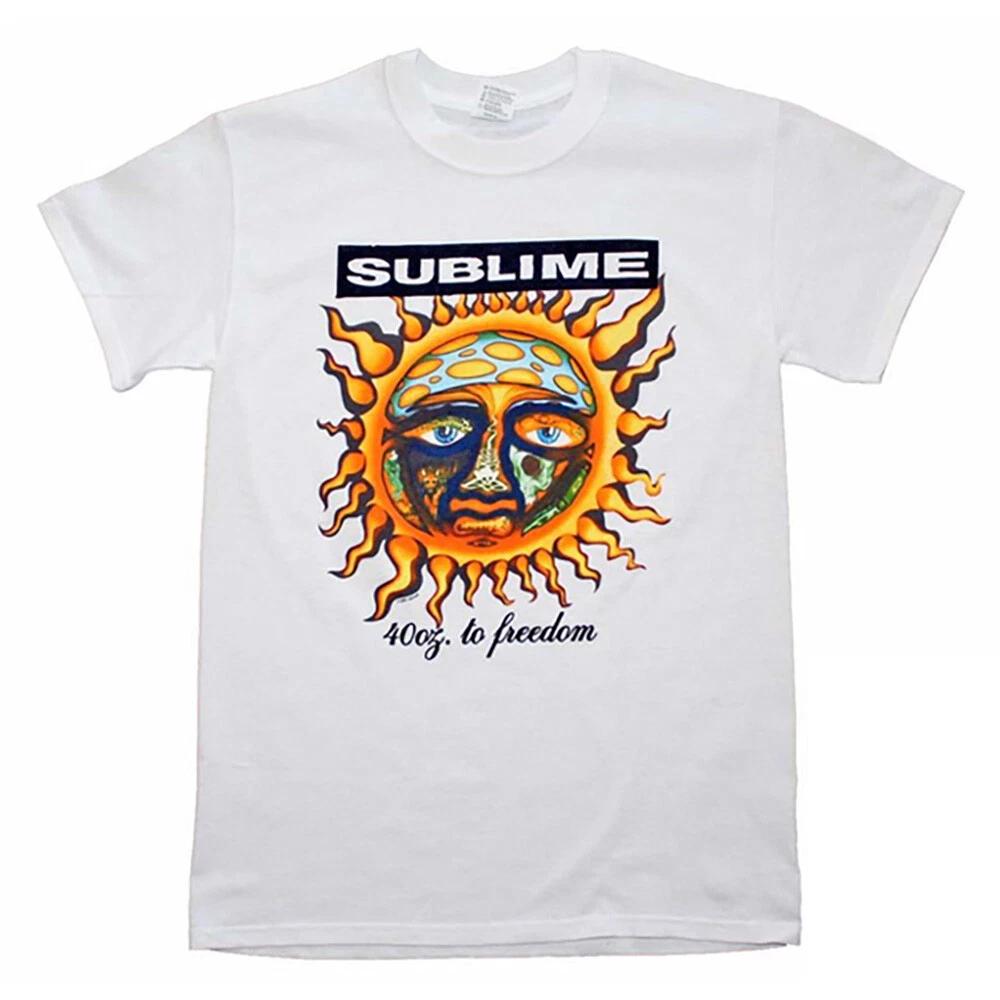 SUBLIME T-Shirt 40 Oz To Freedom WHITE New Authentic S-2XL 3XL