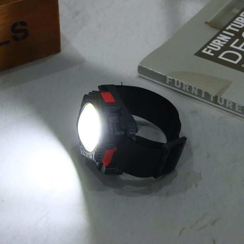 Multifunctional 3-In-1 Strong Flashlight Headlight Wrist Light Waist Bag Light Watch Light Household Work Light Car Repair Light