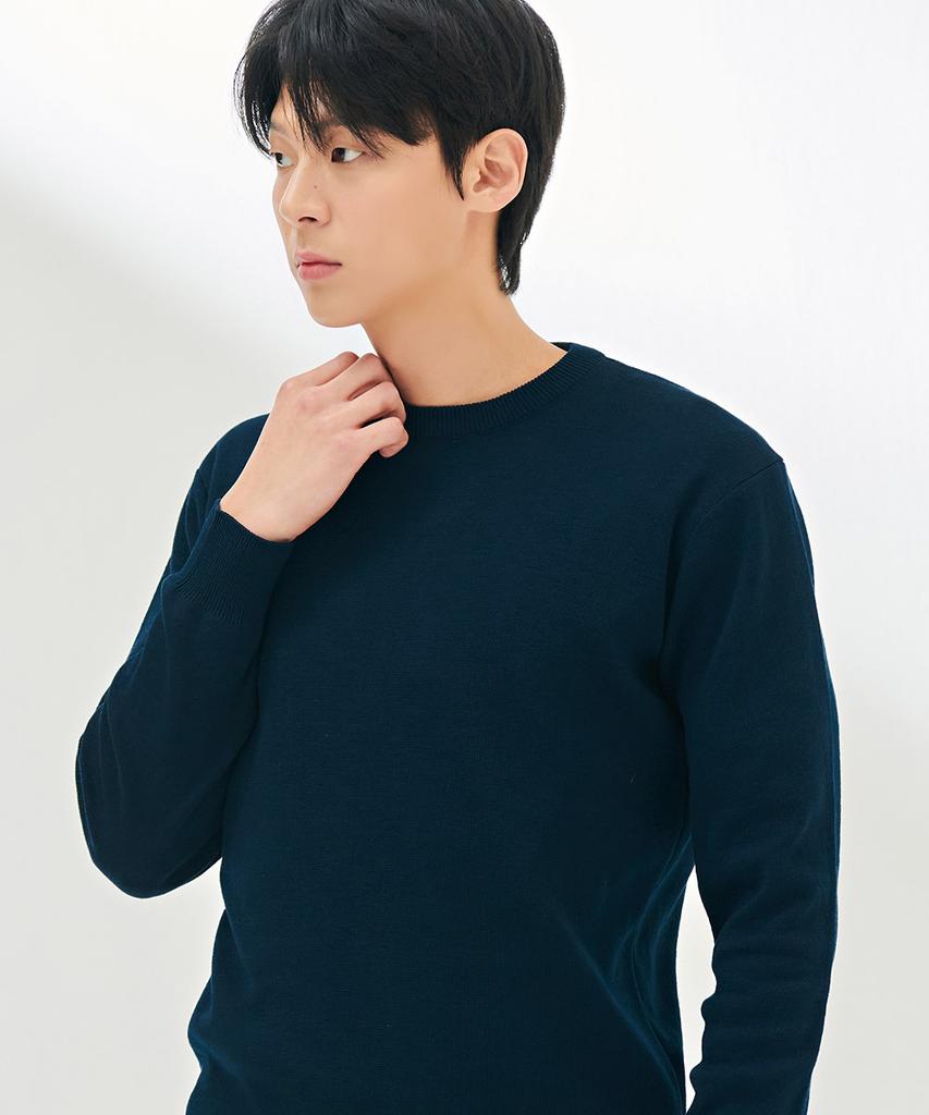 CHASECULT Men'S Modified Tissue Round Sweater-Dark5211B0G