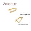 1 Pair/lot 18K Gold Plated French Earring Hooks Earwires Earrings Clasp,DIY Earrings Making Accessories