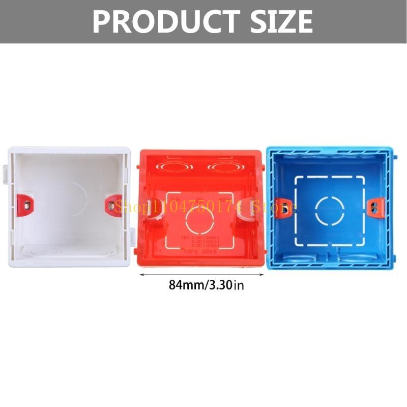 86 Type Universal Switch Socket Wire Slot Box-Surface Wall Switch Socket Box Top Sale