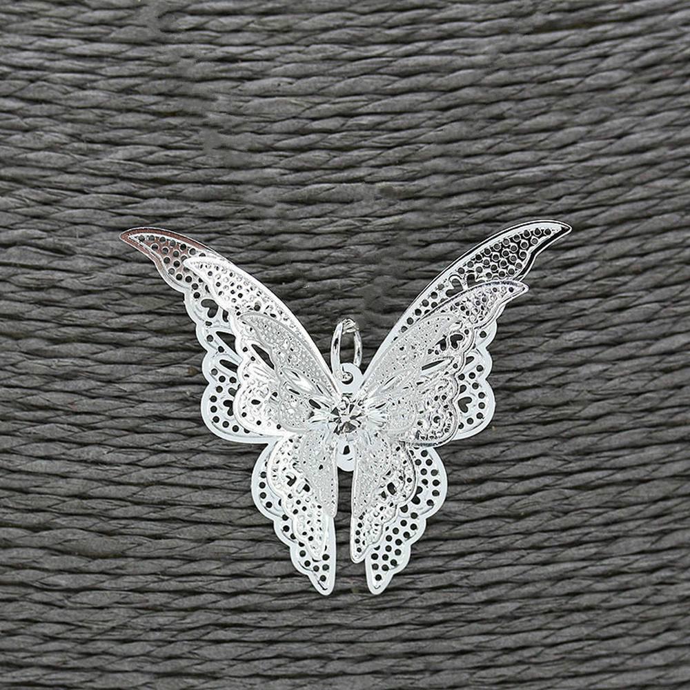 Women's Jewelry Butterfly Pendant Necklace Lovely Butterfly Pendant Chain Necklace Jewelry