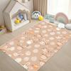 Rabbit Easter Egg Carpet Door Mat Cartoon Easter Bunny Carpet Living Room Bedroom Holiday Party Decoration Carpet Rug