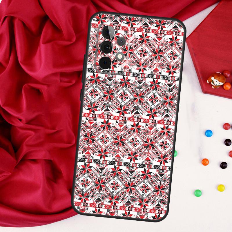 Ukraine Ukrainian Embroidery For Samsung Galaxy A26 A05 A06 A16 A54 A34 A14 A22 A32 A52 A55 A35 A15 A53 A13 A56 A36 Case