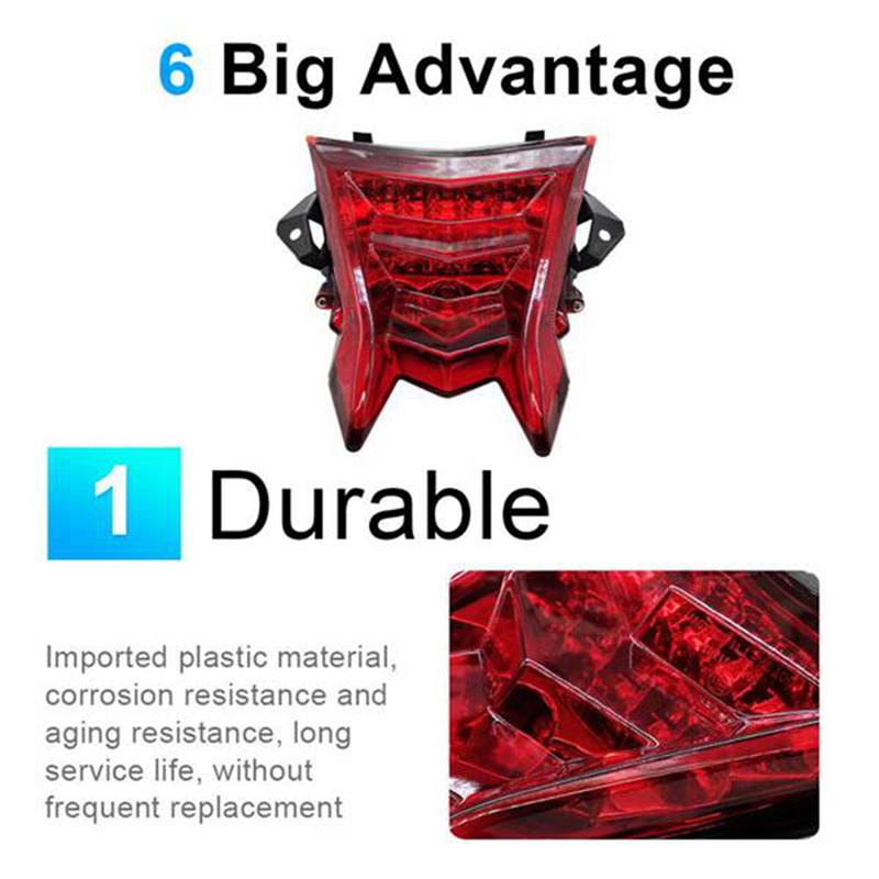 

ABLZ-Brake Tail Light LED With Integrated Turn Signal For BMW S1000RR 2010-2016 красный