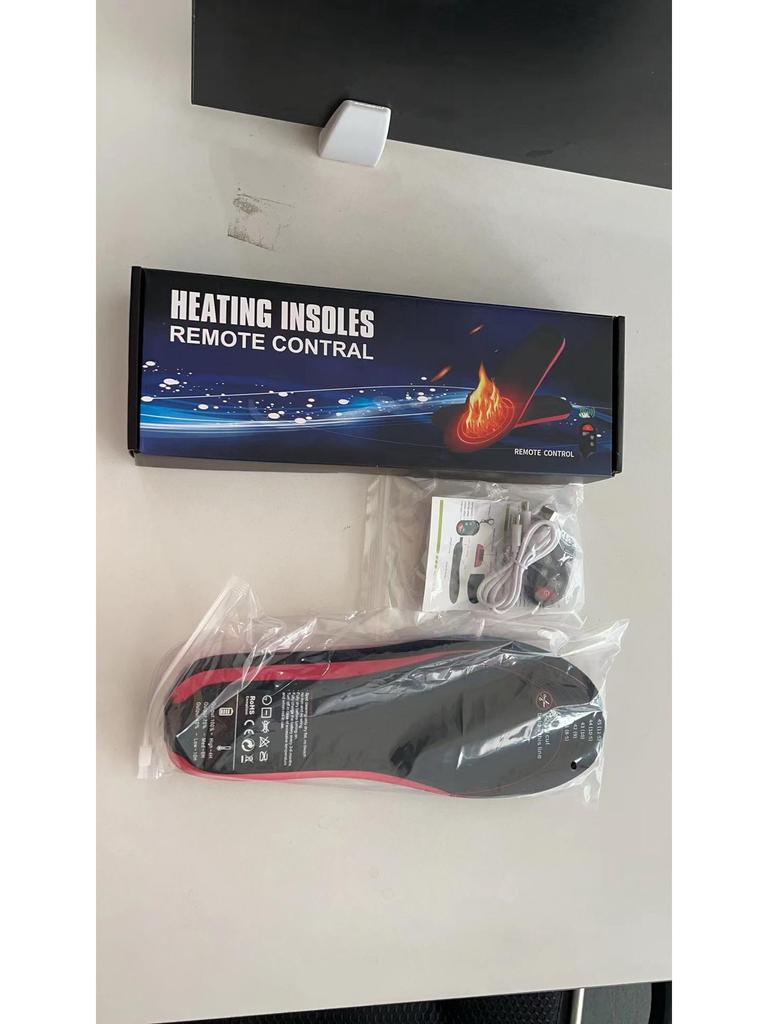 USB-Charged 3-Level Electric Heated Insoles for Winter: Unisex Warmers for Skiing and Cold Weather
