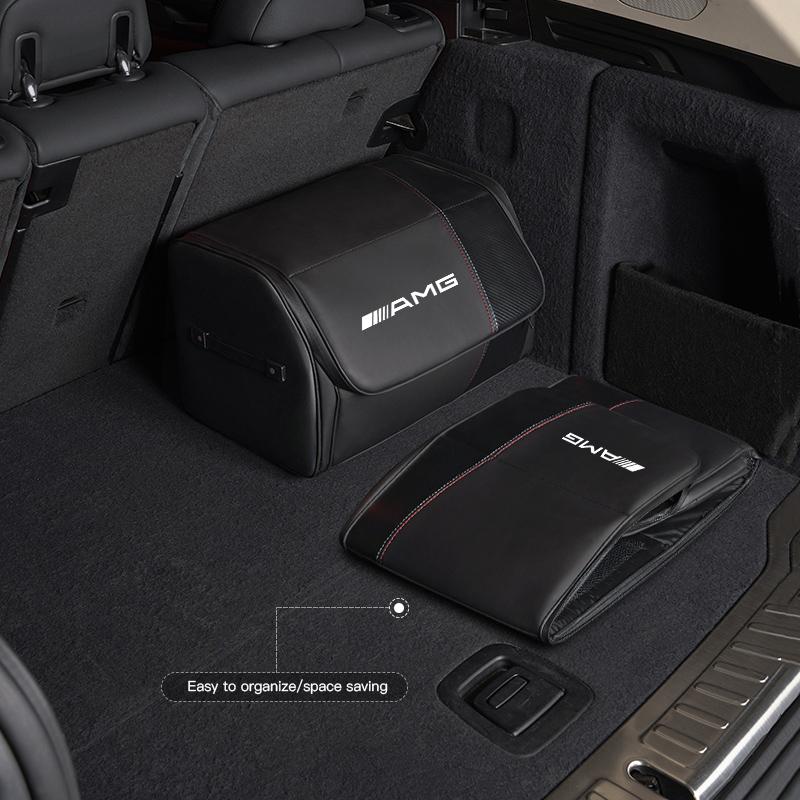 Auto Kofferraum Organizer Box Für Mercedes Benz AMG A B C E G CLA W211 W203 W204 Große Kapazität Faltbar Verstauen Aufräumen Aufbewahrungstasche