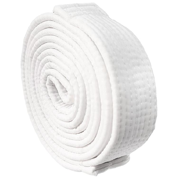 

Прочность Стандартный Пояс для Тренировок по Тхэквондо Черно-Белый Полиэстер Плетение для Спортивных Выступлений белый