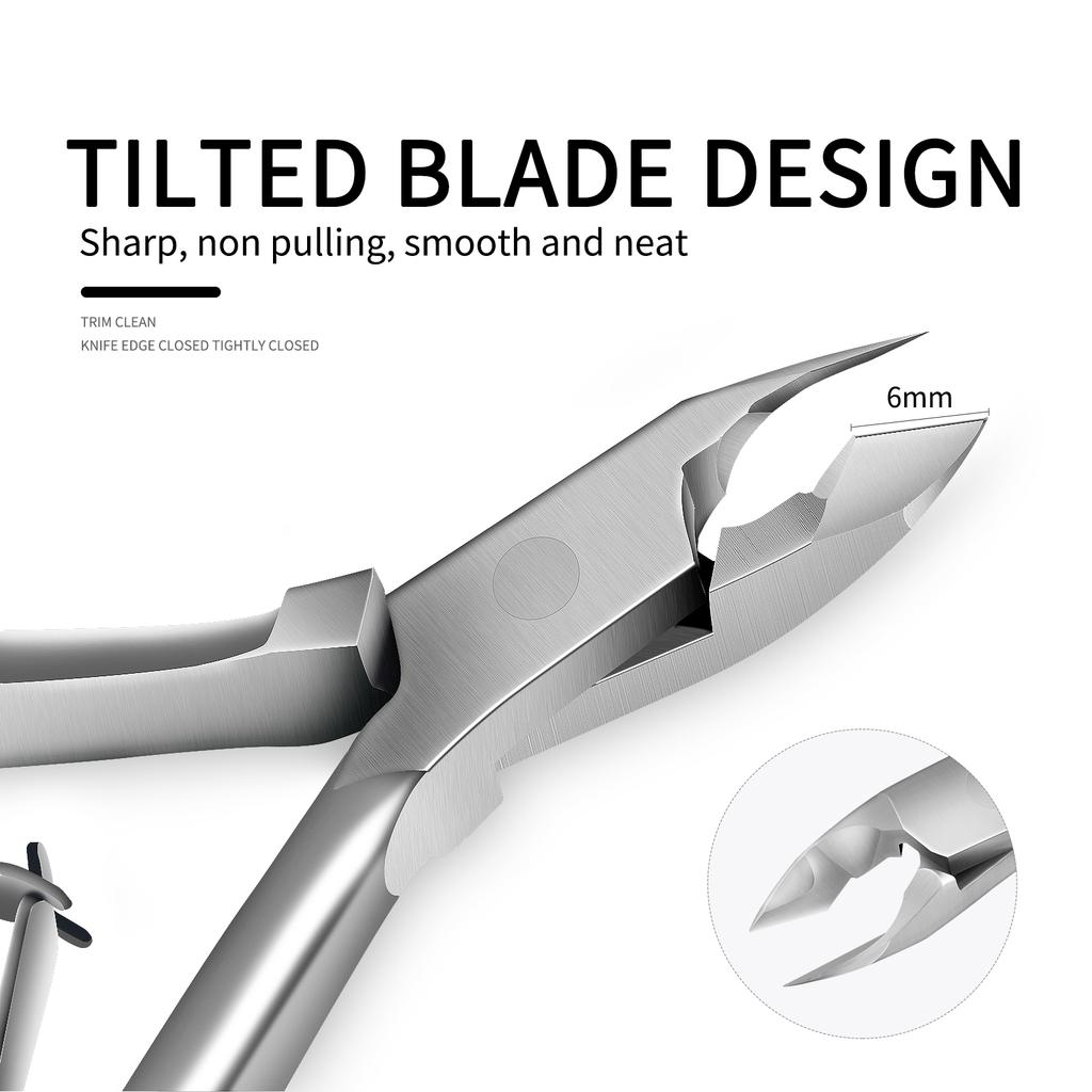 Xiaomi 4/5 Pcs Professional Stainless Steel Nail Cutter Scissor Nippers Multi Function Cuticle Pusher Remover Nail Art Care Tools Kits