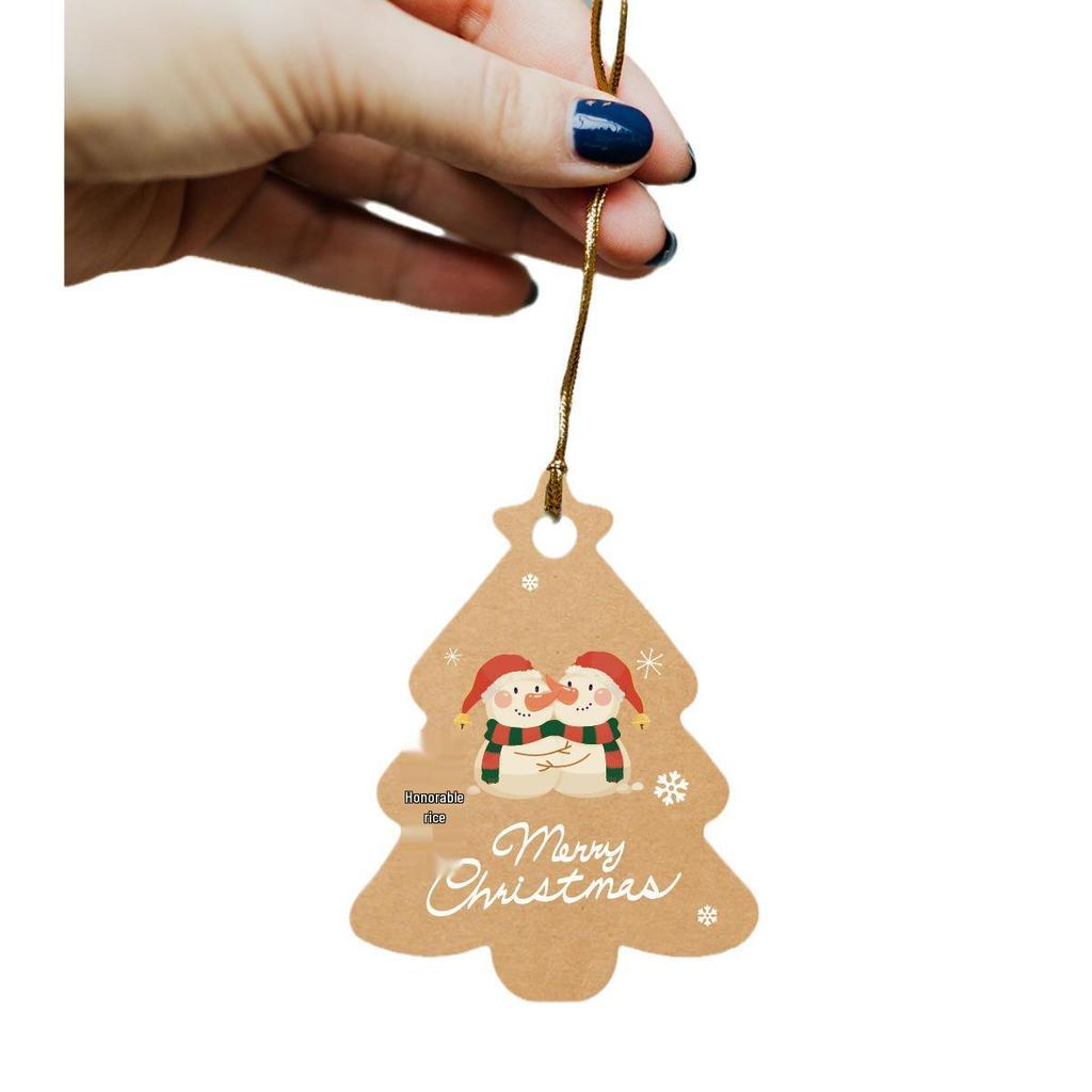 Christmas Tree Hanging Tag & Gift Message Card