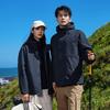 24 New jacket Men's three-in-one jacket Women's outdoor waterproof hiking warm jacket Mountaineering suit
