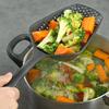 Stainless Steel Kitchen Slotted Spoon Strainer Multifunction Cooking Spoon with Filtering Holes Oil Draining Scoop for Frying Hot Pot