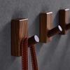 2Pcs Nordic Style Solid Wood Coat Hooks, Creative Wall Mounted Hanging Hooks, Wall Decor for Porch Entryway Home Decoration