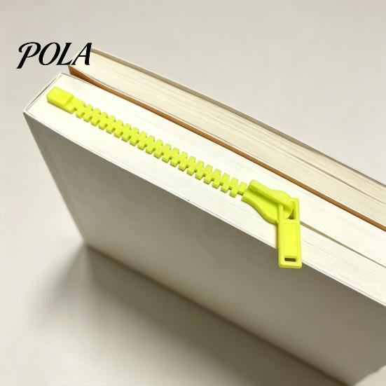 Plastic Book Marker Long Zipper Bookmark for Thick Book, 3D Accessory Page Reading Men & Women, Durable