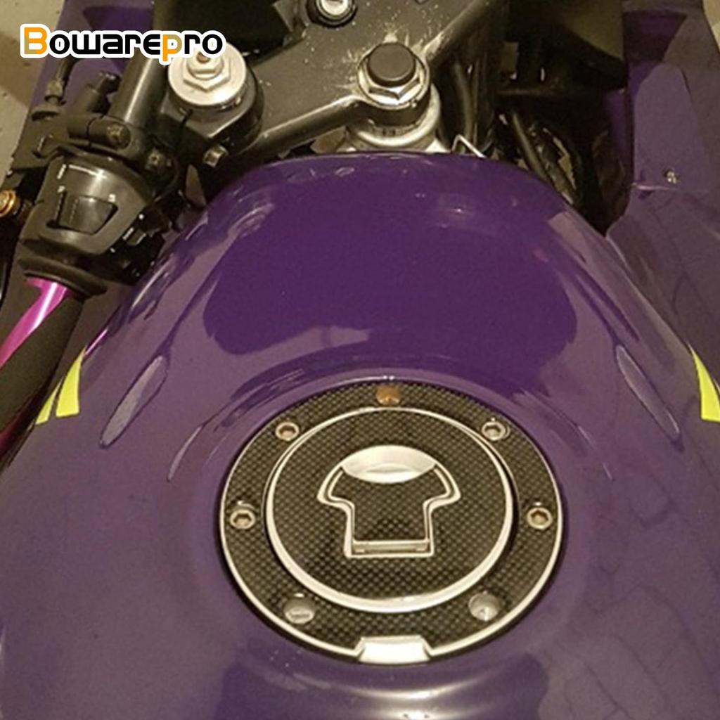 Bowarepro Motorcycle Tank Cap Pad Anti-Scratch Seal Honda Type Carbon Style Universal Honda CB400/600/1000/1300