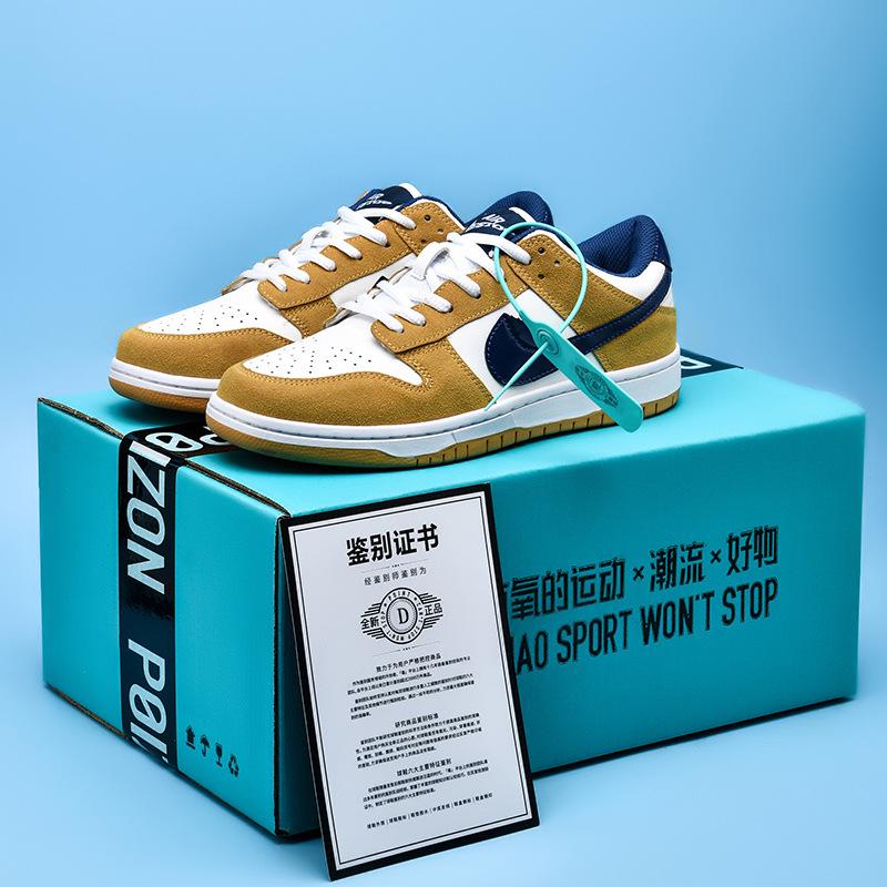 Pánské AJ1 Low-Top černé a bílé Panda Dunk Skate boty a dámské tenisky Air Force One