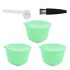 Kaffeekapsel-Set Edelstahl Kaffeefiltertasse für DOLCE GUSTO Kaffeemaschine