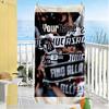 Juventus Personalized Name Beach Towel Super Soft Microfiber Quickdry Fabric