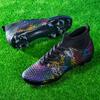 Fashion Men's High Quality Football Boots Professional AG/FG Soccer Shoes Kids Anti-Skip Training Soccer Cleats High Top Cleats 2025 New