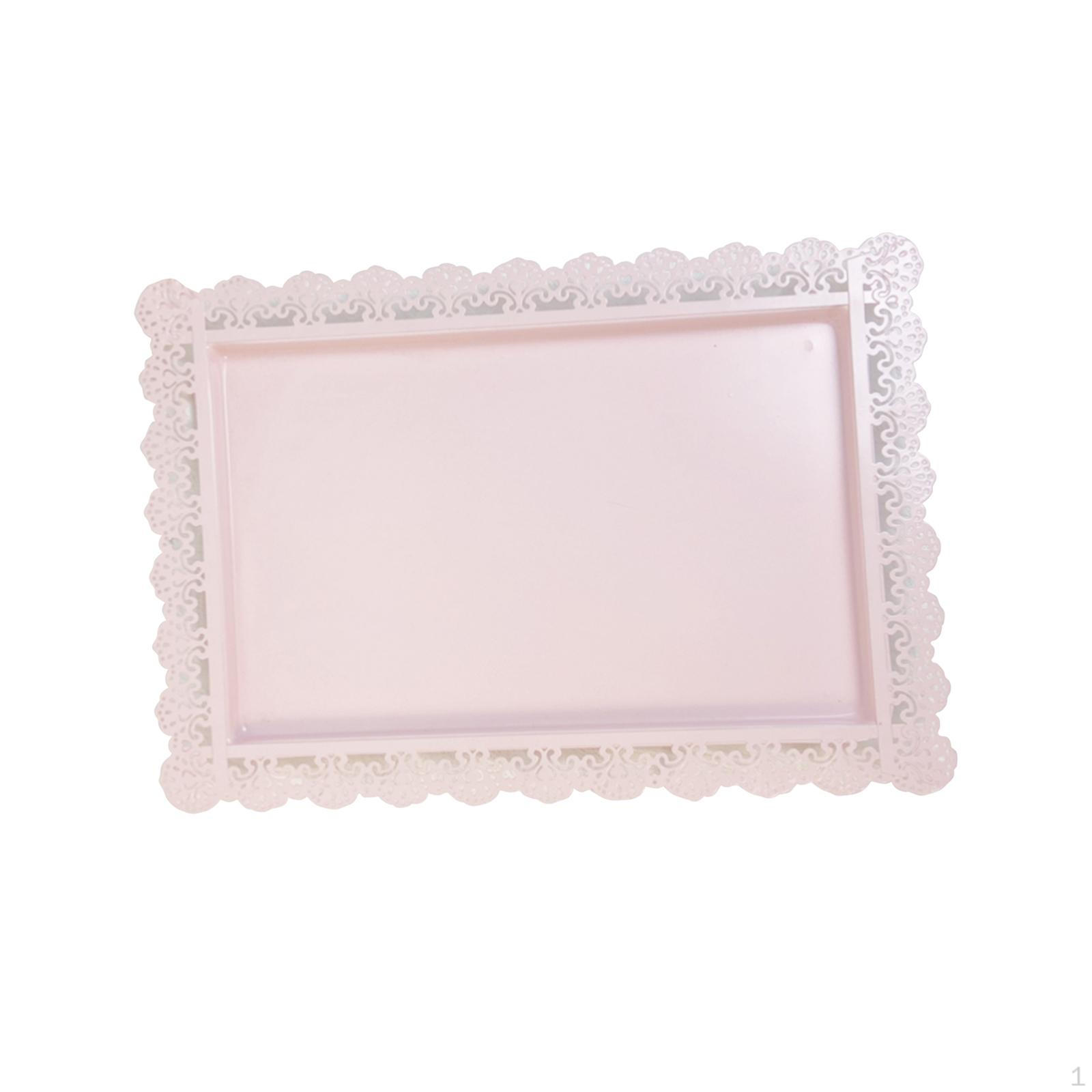 

Cupcake Dessert Stand Kitchen Organizer Fruit Plate for Birthday Restaurant Housewarming Pink