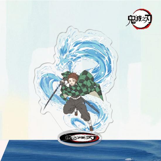 Anime Peripheral Kimetsu No Yaiba Tanjirou Nezuko Yi Zhi Fu Butterfly Endure Acrylic Standing Sign Decorative Ornaments