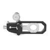 Motorcycle Chain Tensioner Adjuster with Swingarm Spools for YAMAHA R1 YZF-R1 2007-2014 Black&Silver