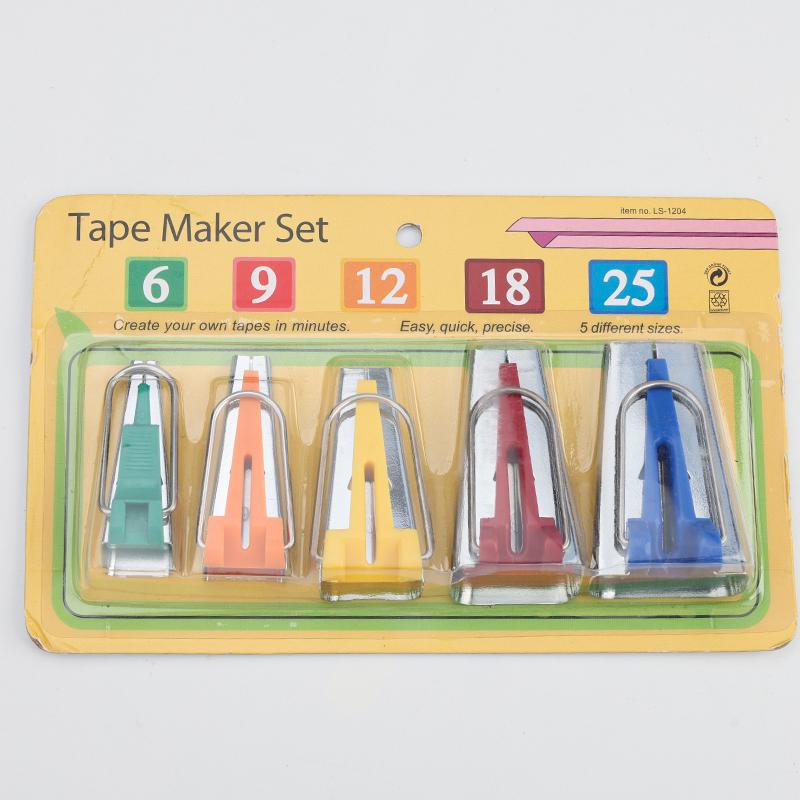 Bias Tape Maker Kit: DIY Quilting & Binding Tool Set (6-50mm)