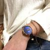 Pierre Lannier Watch Eolia Collection Leather Strap P039L966 Navy Women's [Official Import]