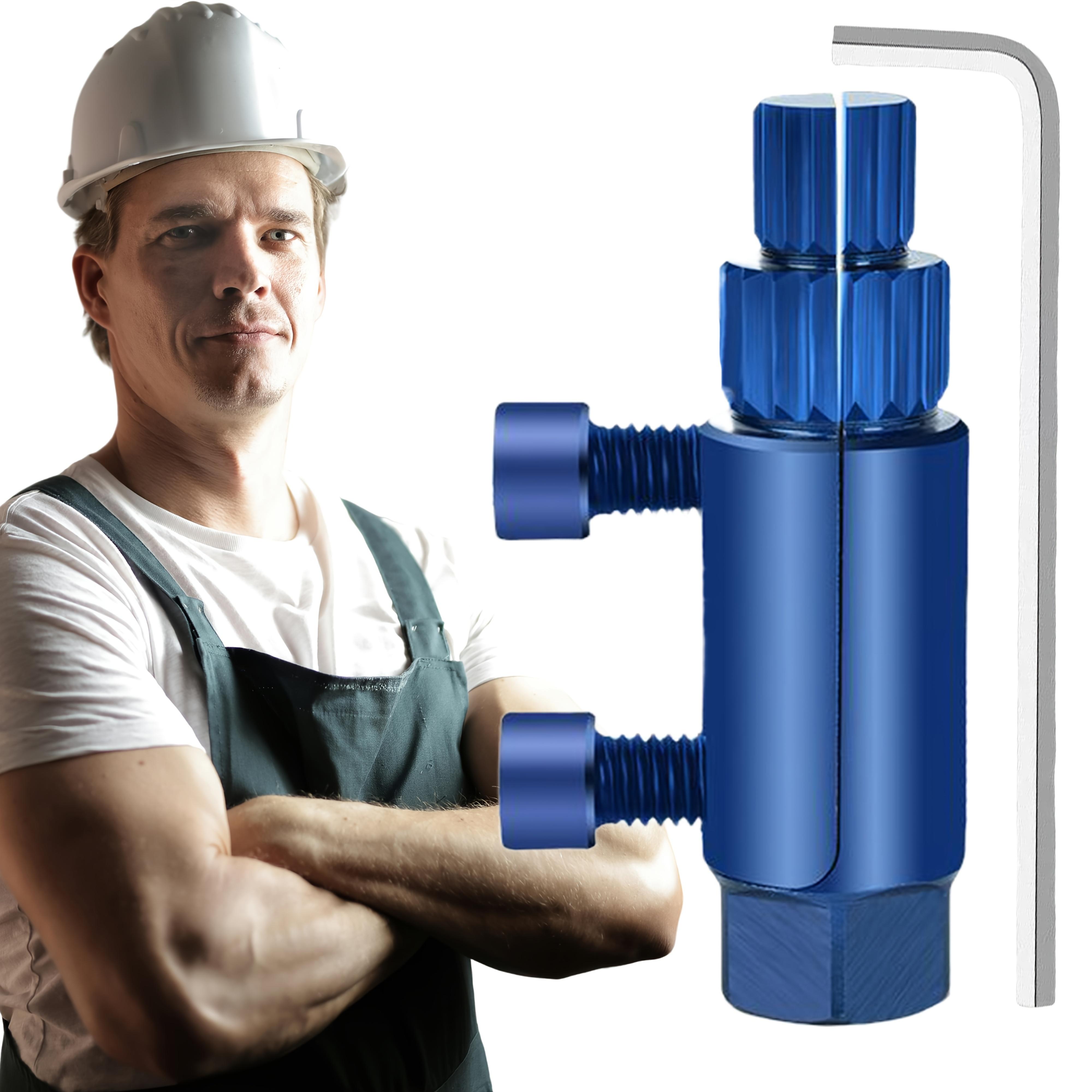 

Извлечение сорванной резьбы из угловых клапанов, предназначено для ремонта домашней сантехники, подходит для замены водопроводных труб после поломки углового клапана. 1 set