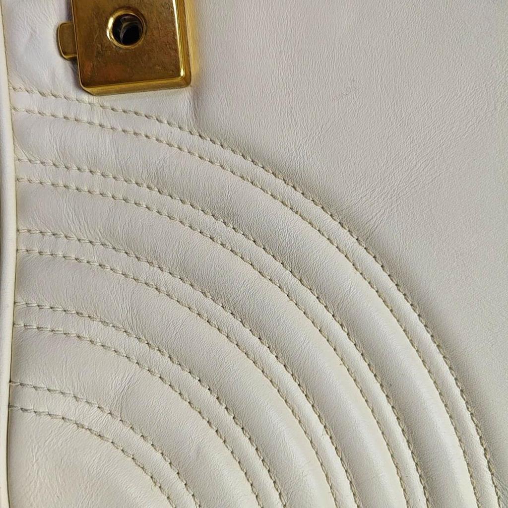 [Pre-Owned] GG Marmont Double G Logo Chain Shoulder Bag - Very Good #FRMCDS