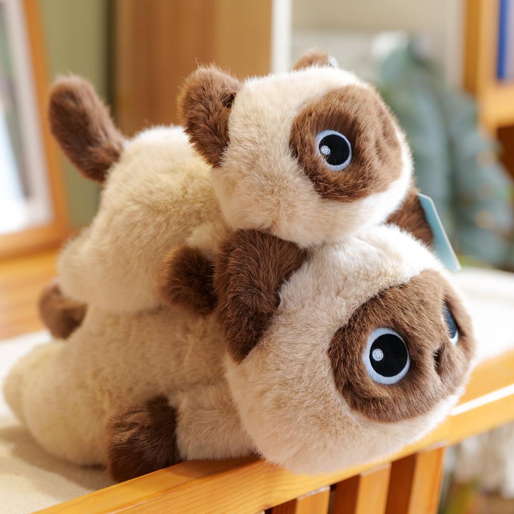 Plush Siamese Cat Toy Cartoon Animal Doll Backpack Pendant Keychain Gift Holiday
