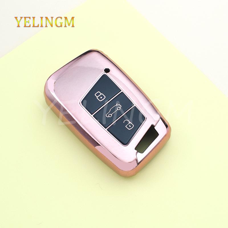 Tpu 3Button Car Remote Key Case Cover For Vw Volkswagen Passat B8 Tiguan Magotan Golf For Skoda Kodiaq Superb A7 Tpu Shell Fob