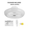 Adjust Speed WiFi Modern Smart Ceiling Fan Lamp Mute Remote APP Control Bluetooth Ceiling Fan Light